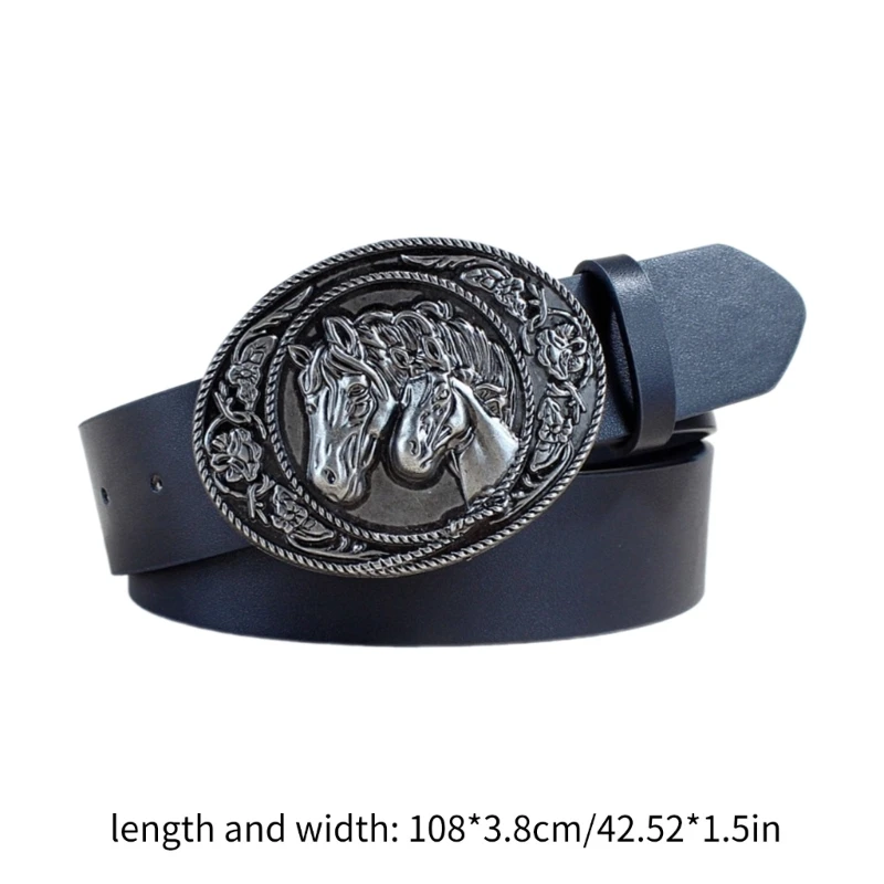 Ceinture taille cheval sculpté, Punk Cool, Cowboy, Cowgirl, classique, livraison directe