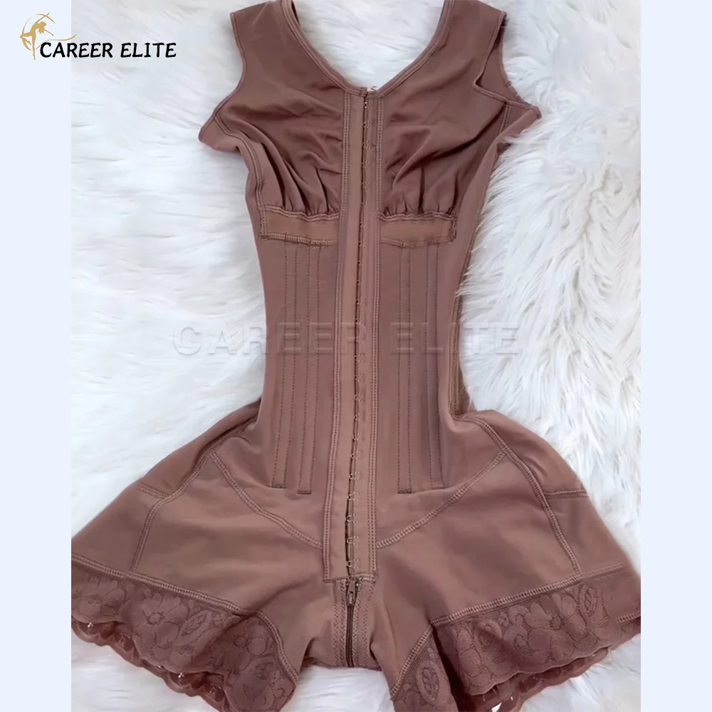 Fajas Colombianas Moldeadoras Woman Body Shapers Post Surgery Full Body Hourglass Bodysuits Tummy Control Modeling Sheath