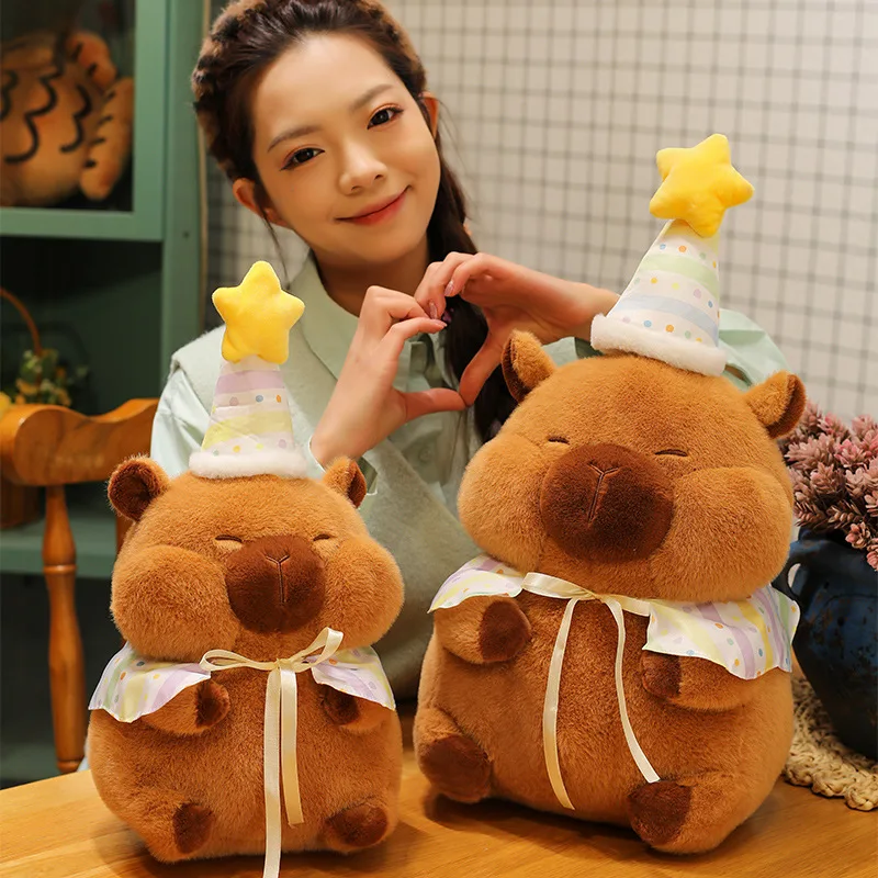 

40/50cm Big Size birthday capybara Cute Plush Toy Cute capybara Plush Doll Children's Toy Girlfriend Birthday Gift Doll
