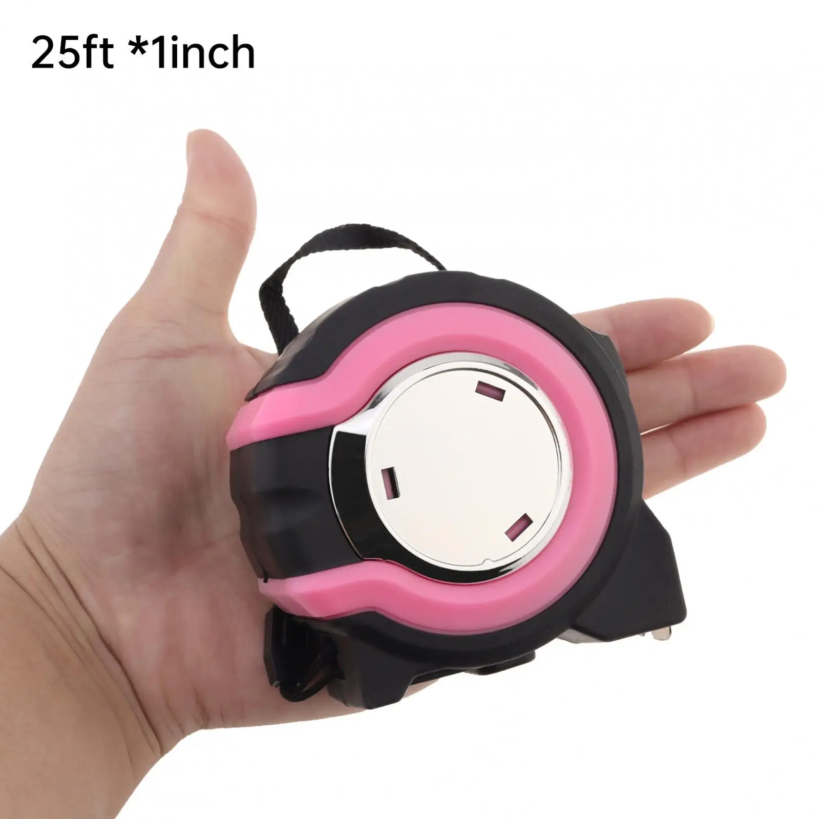 Cinta métrica autoblocante de 1/8 pulgadas, marcas de fracciones, escala Imperial completa, cinta métrica retráctil de 25 pies/16 pies