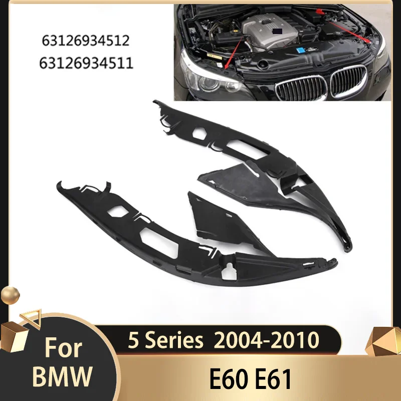 

63126934511 63126934512 Headlight Lens Seal Gasket for BMW 5 Series E60 E61 04-10 m5 Car Headlight Lens Shell Cover auto parts