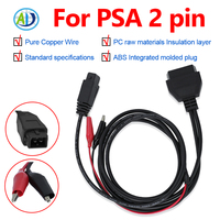 For PSA 2 Pin OBD Adapter Cable For Peugeot/Citreon Car OBD2 Connector Cable for Diagnostic Programming Remove Re-program