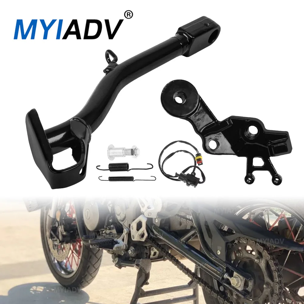 

For Benelli TRK502 TRK502X TRK 502 X Motorcycle Kickstand Side Stand Parking Bracket Foot Support Side Stand Install Accessories