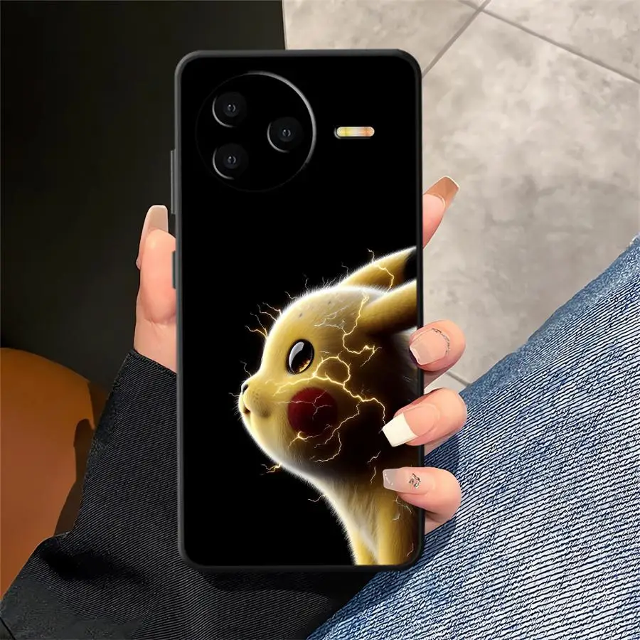 Casing untuk Xiaomi Redmi 10 K60 A1 A2 Plus 12C 13C 9T A5 12 9A 9C K40 K50 Sampul Ponsel Belakang Lembut Gaming Pokemon Pikachu Jepang