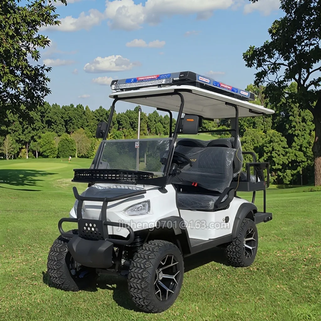2025 Индивидуальная электрическая тележка для гольфа 72 В с сертификатом CE 4-местный экскурсионный автомобиль для фермерского клуба Мощный электромобиль
