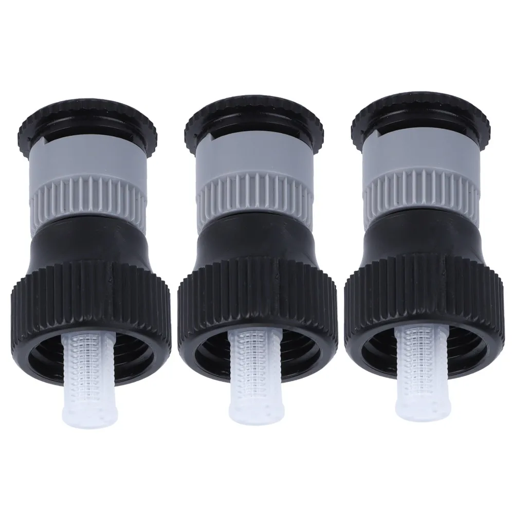 6pcs 360° Rotating Buried Spray Nozzle G1/2 Female Thread Large Area Coverage Rotating Sprinkler Nozzle Easy To Use Plastic