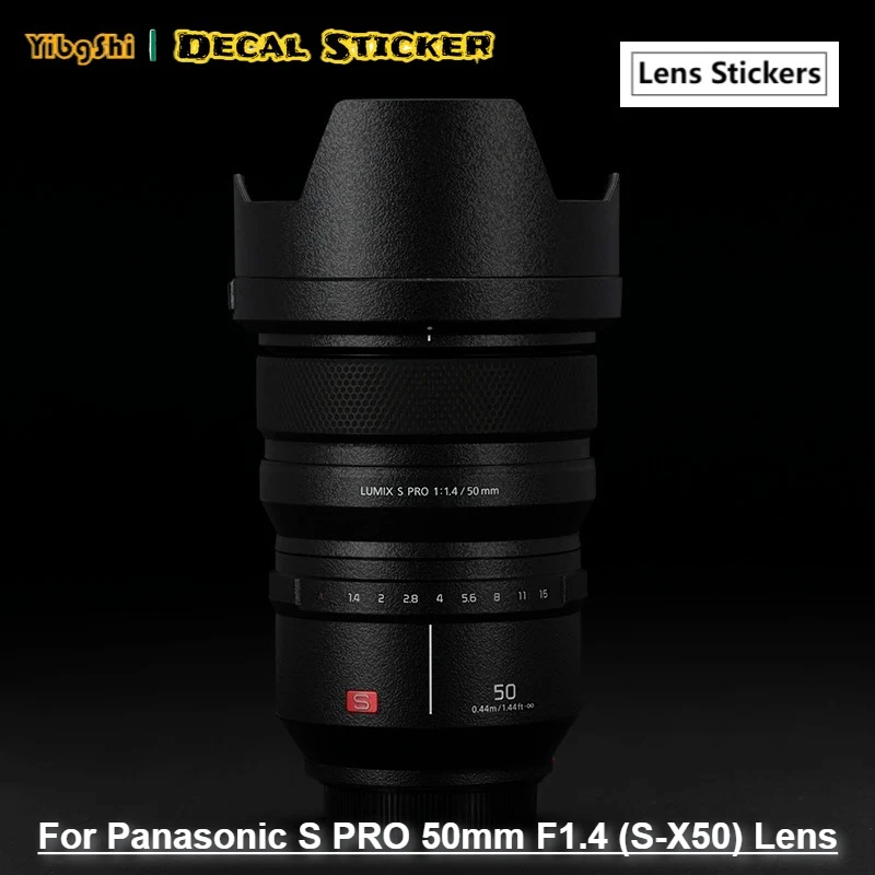 

Для Panasonic Lumix S PRO 50 мм F1.4 S-X50 Наклейка на объектив камеры Виниловая пленка Защитная пленка SX50 S X50 50 1.4 F/1.4