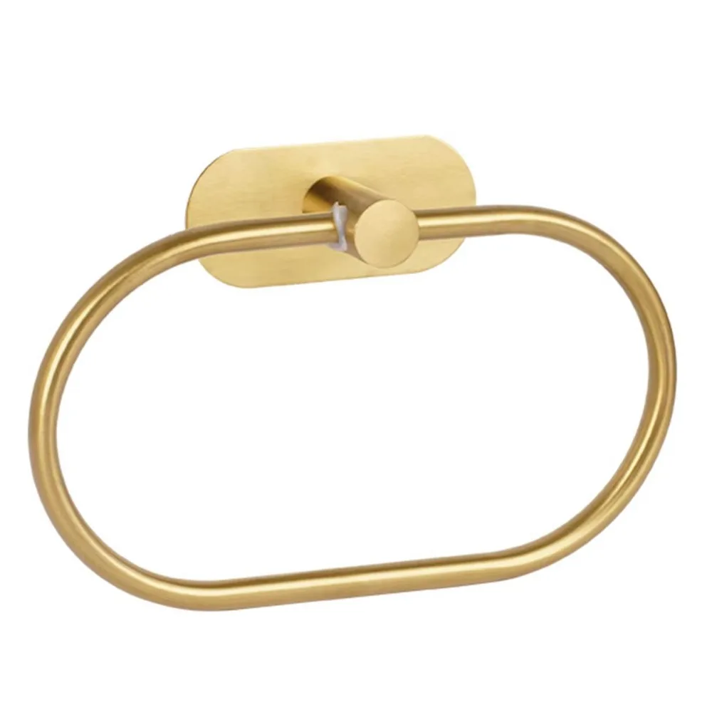 

Stainless Steel Towel Ring Hook Rustproof Wall Mounted Hand Towel Holder Corrosion Resistant Heavy Duty Towel Hanger Ring