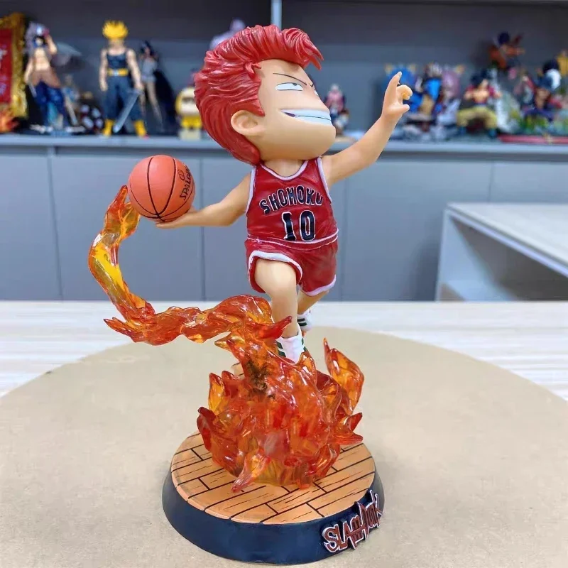 20cm Slam Dunk Sakuragi Hanamichi Anime Figure Choice Statuette PVC Figurine Model Home Decor Room Decoration Kids Toys Gift