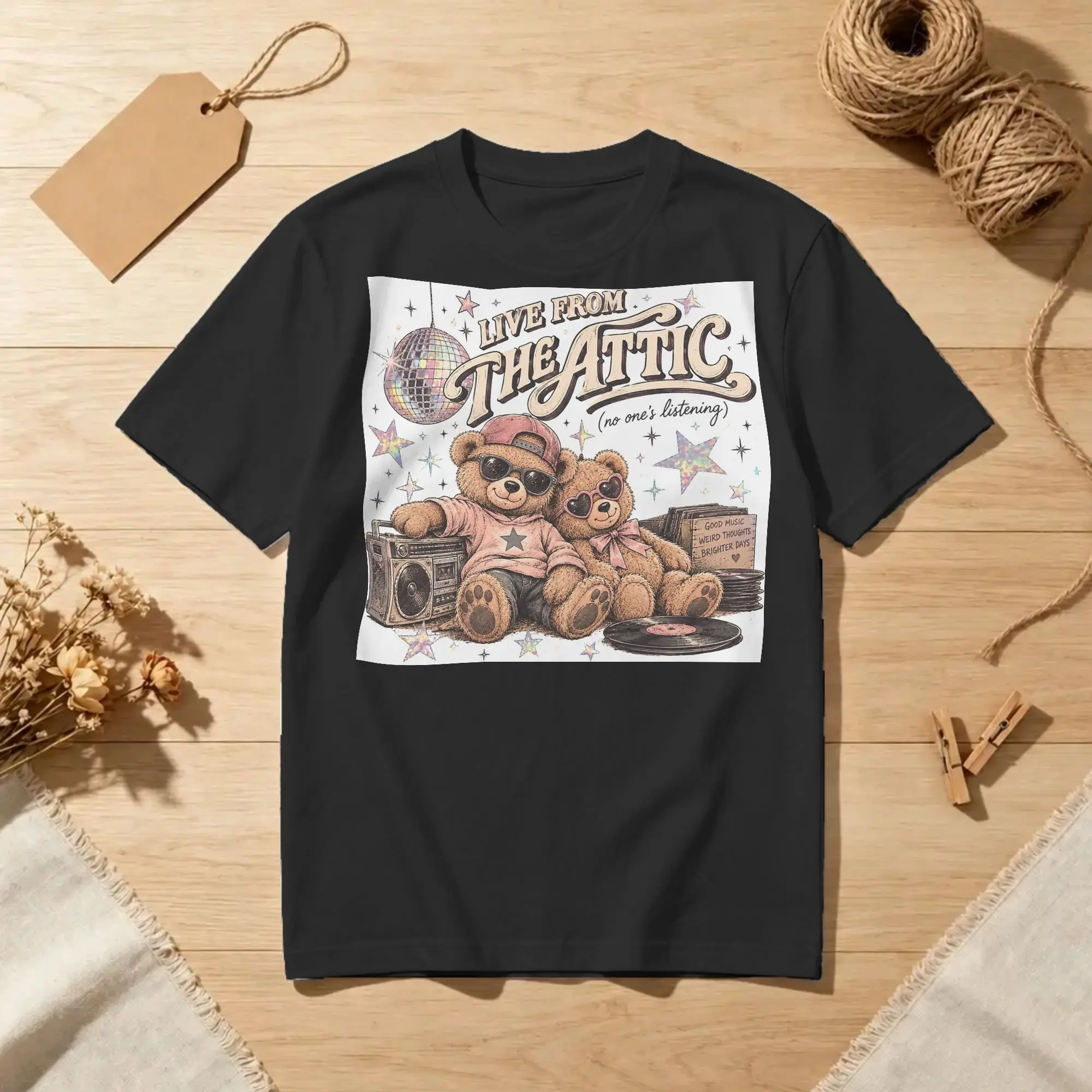 Men T-Shirt Bncmap Bear Brooke & Connor make a podcast Novelty 100% Cotton Tees Short Sleeve  T Shirt Round Neck Tops Plus Size