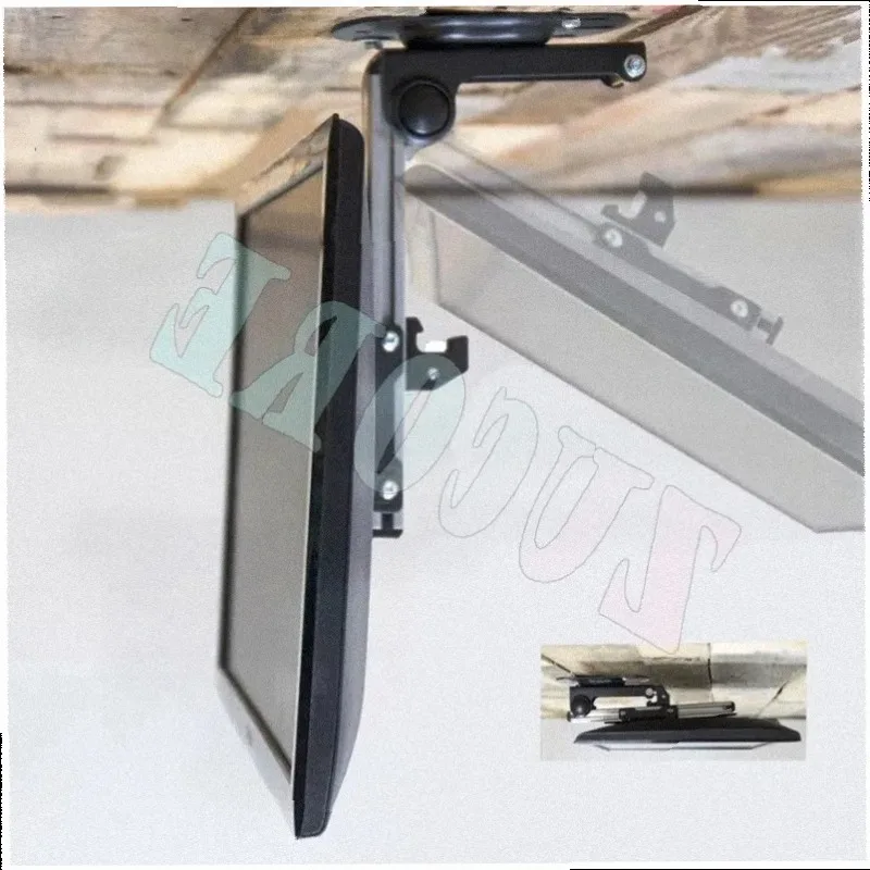 RV TV Wall Mount Bracket Below 40 Inch Folding Ceiling Caravan Kitchen Dining Car Accessories TV Bracket