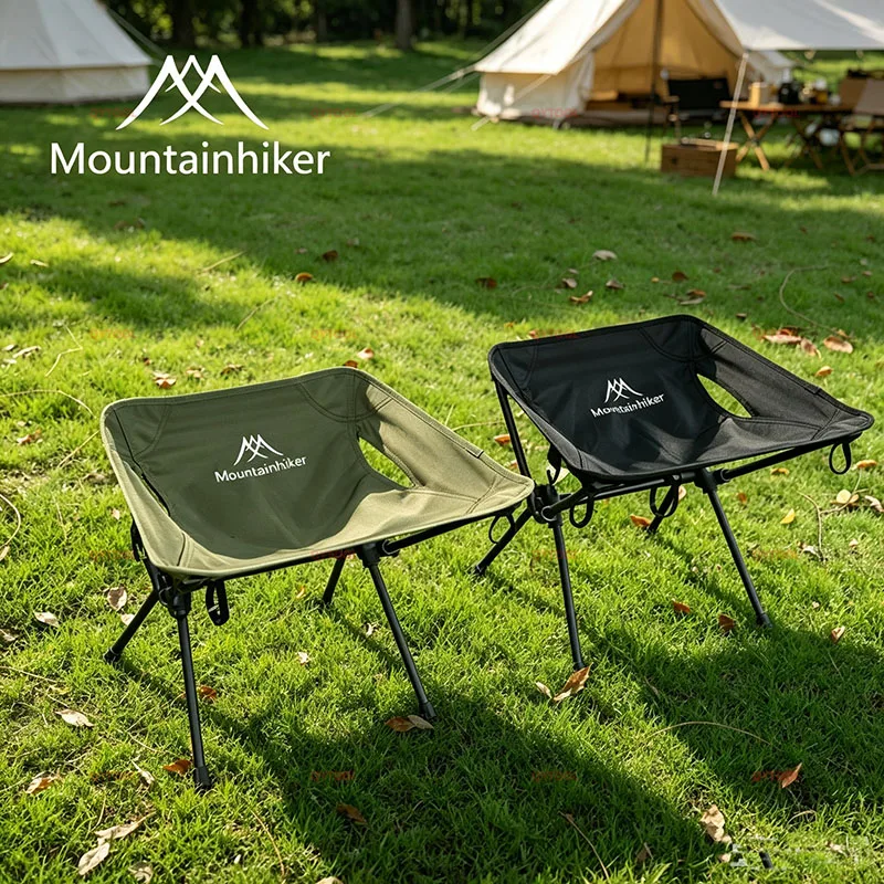 mountainhiker-超軽量ポータブル屋外折りたたみ椅子アルミ合金戦術旅行釣りスツールキャンプ用品