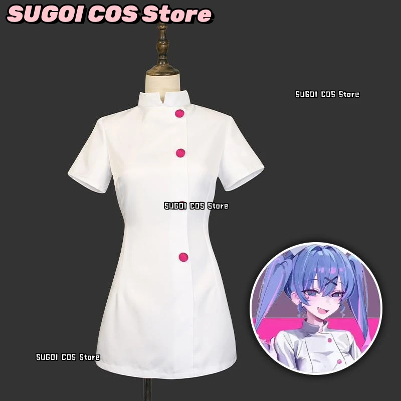 Mikkuu Rabbit Hole Cosplay Costume Nurse Uniform Sexy Suit 2025Halloween Woman Girls Costumes Cos Wigs Roleplay Lolita