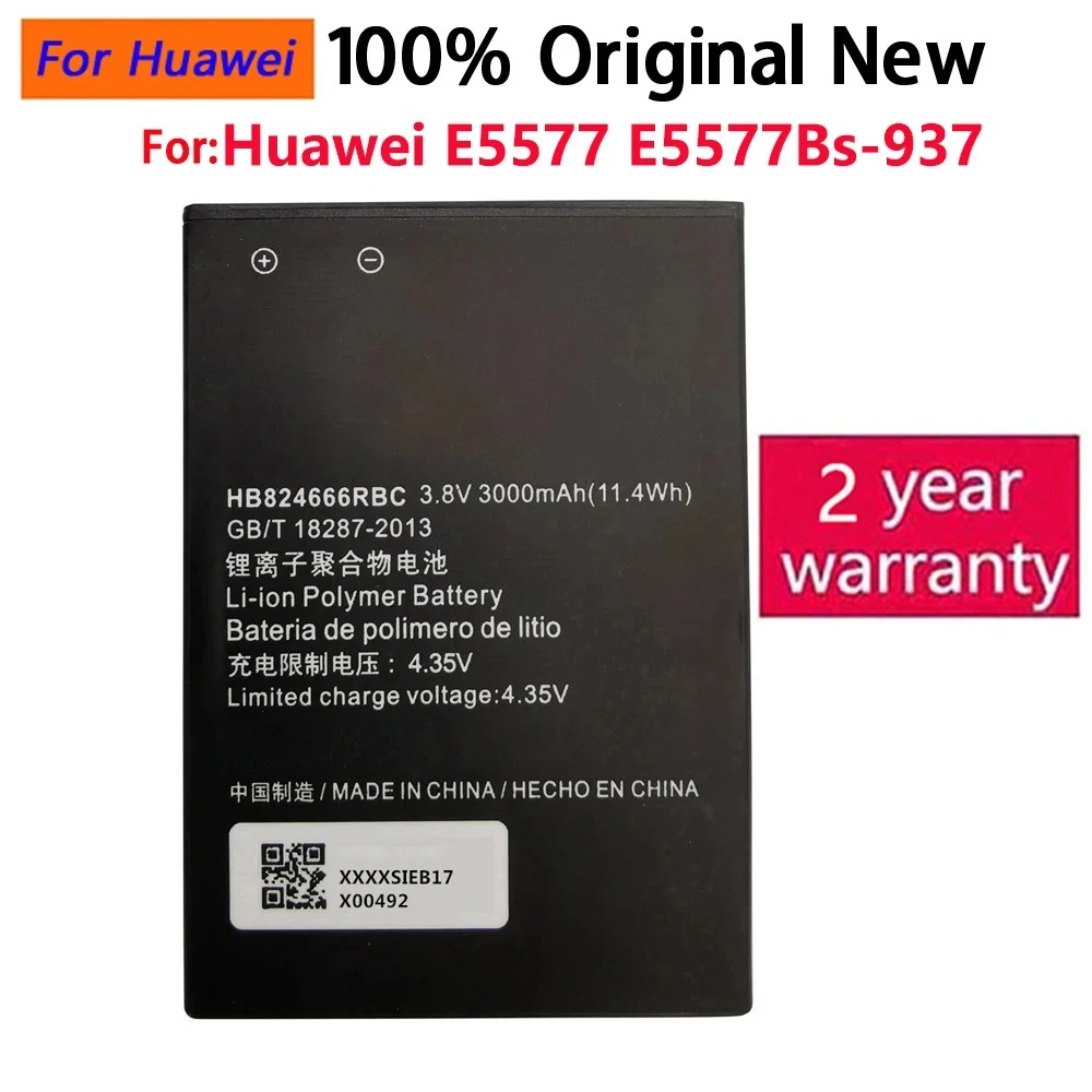 

HB824666RBC Original Replacement Phone Battery For Huawei E5577 EBS-937 WIFI Router Li-ion Battery Capacity 3000mAh High Quality