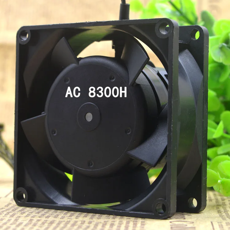 1Piece new Axial flow fan radiator AC230V 8W 5060HZ Silent Cooling Fan 80X80X32mm AC8300H Cooling Fan