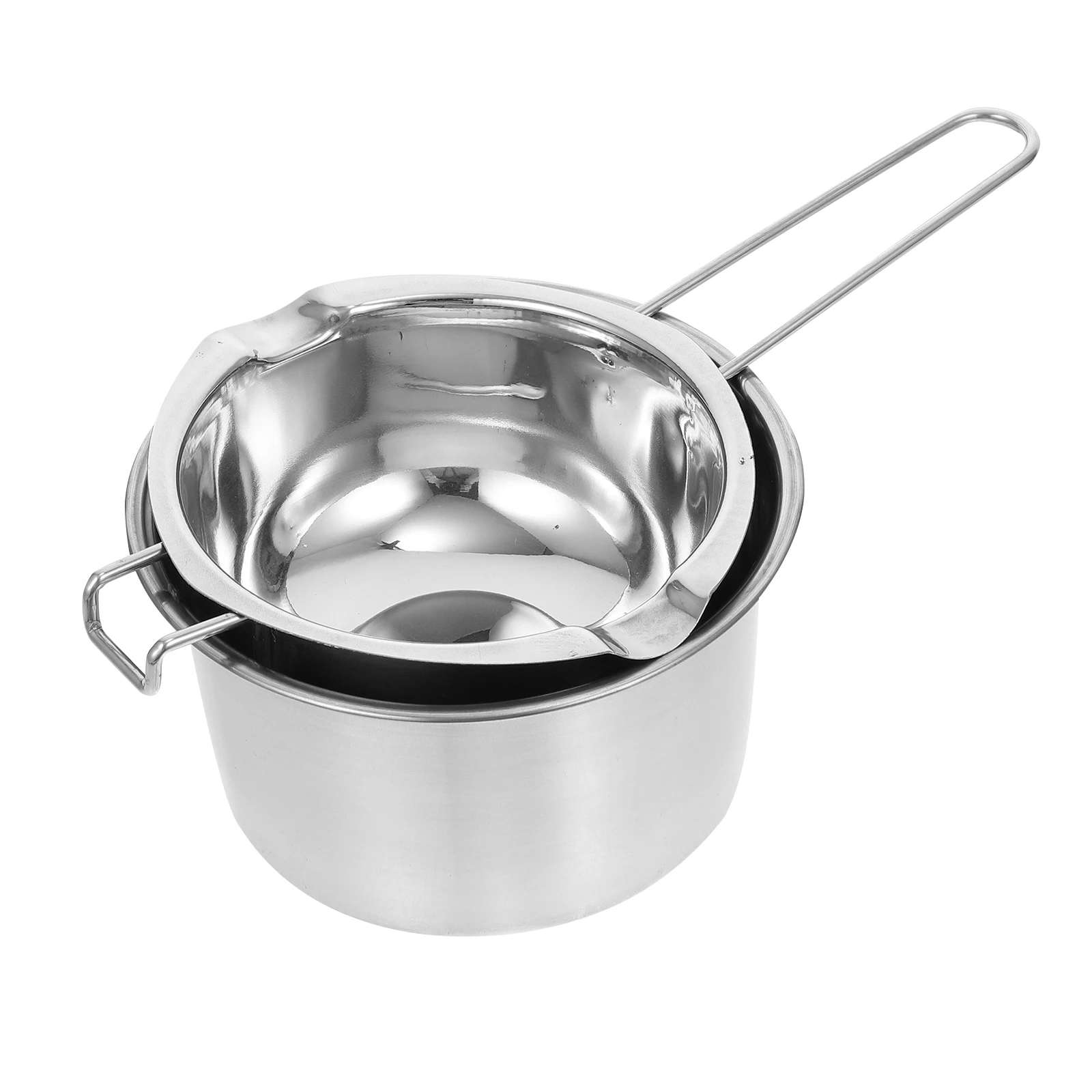 1 Set Double Boiler Pot Stainless Steel Chocolate Melting Wax Cheese Melt Cook Baking Kitchen Utensil Waxing