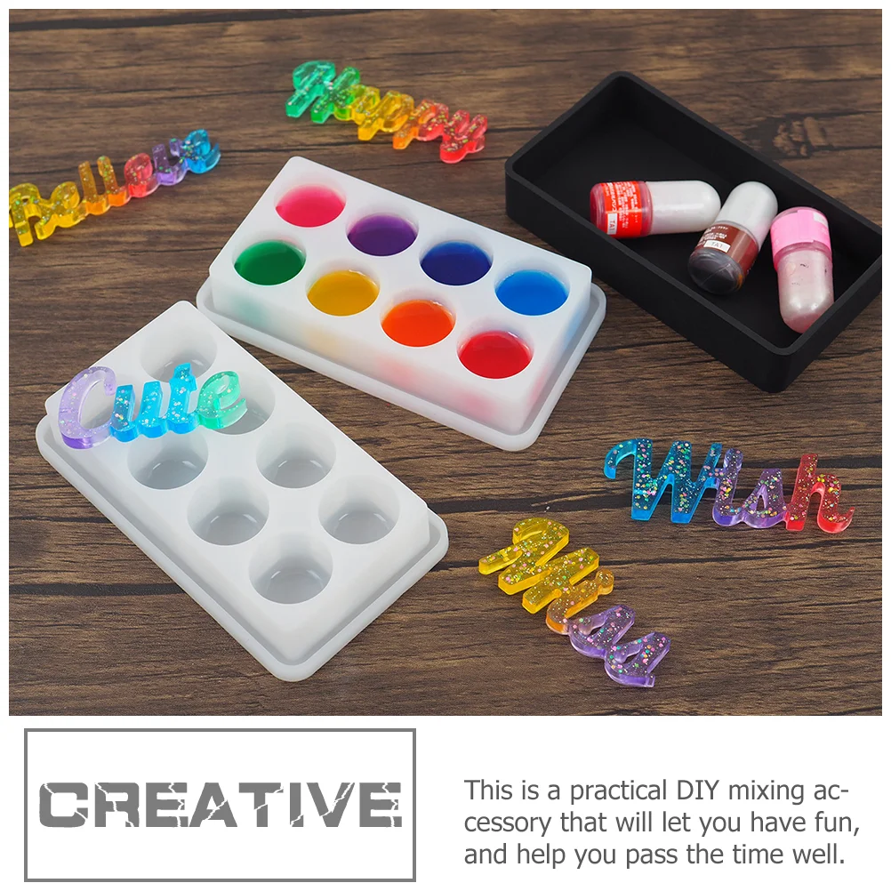 UV Epoxy DIY Mixing Tools Palette Jewlery Tray Resin Handicrafts Making Cups For Silicone Bowls