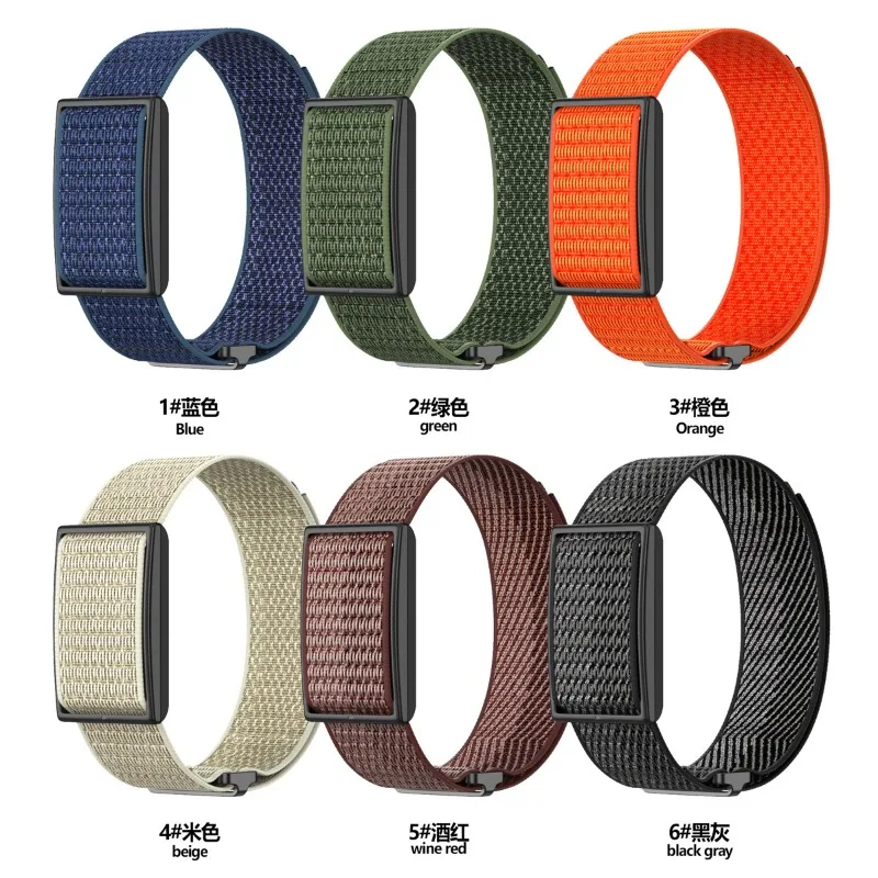 New Nylon Sport Band 22mm Adjustable Fitness Tracker Strap Loop Design Breathable Band for Polar Loop