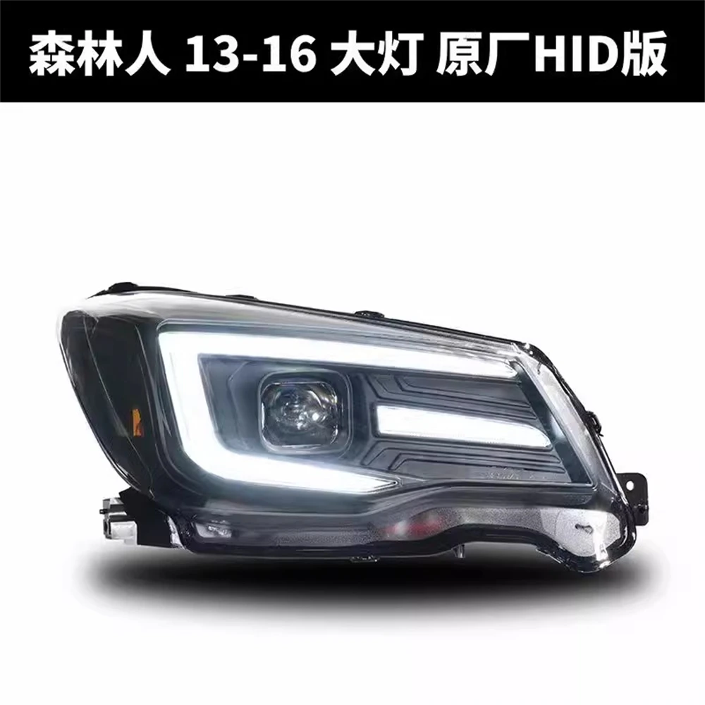 

Car LED front lamp Headlight assembly for 13-16 Subaru Forester Daytime Running DRL turn signal Head lamp 2pcs