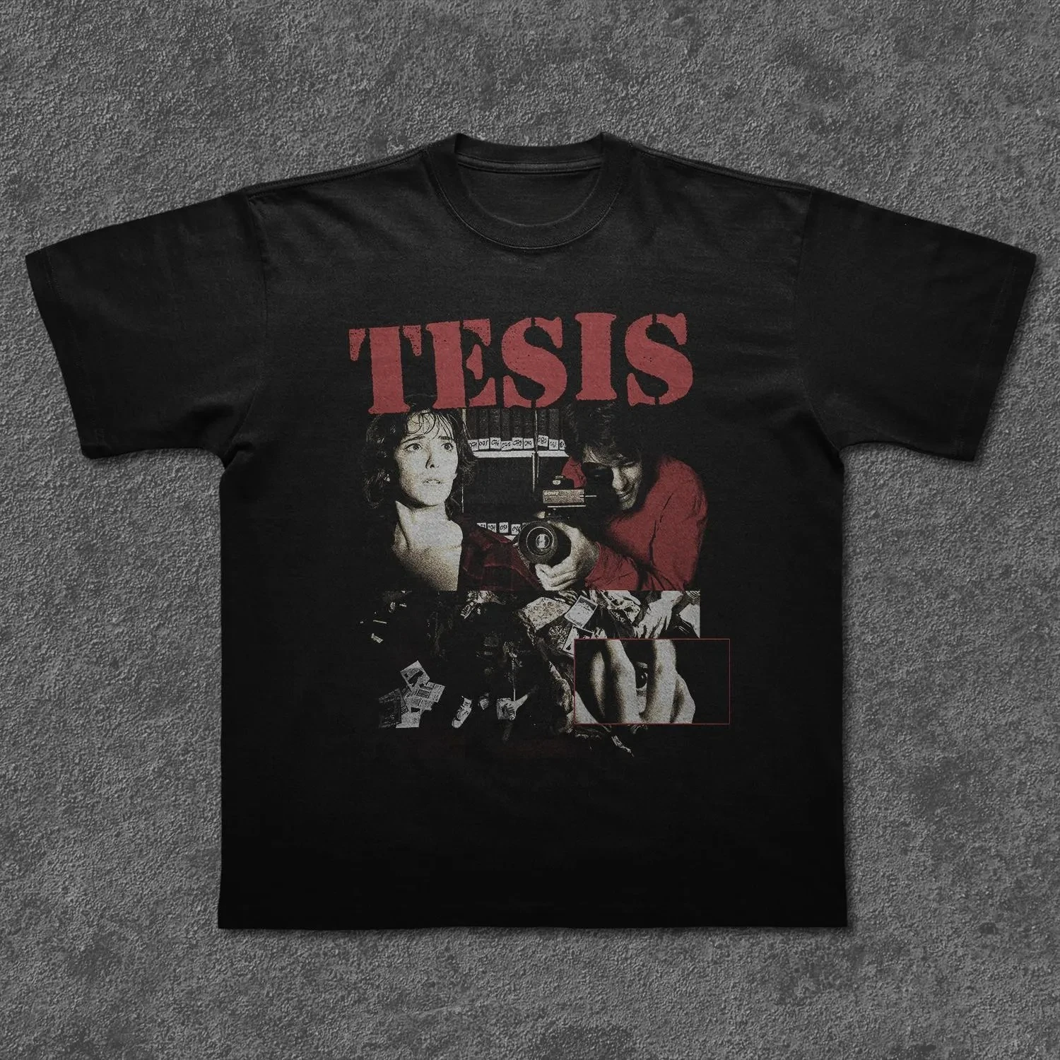 

Plus Size Summer Women's Vintage Tesis Movie T-Shirt Cotton Breathable Stylish Versatile Street Style Oversized