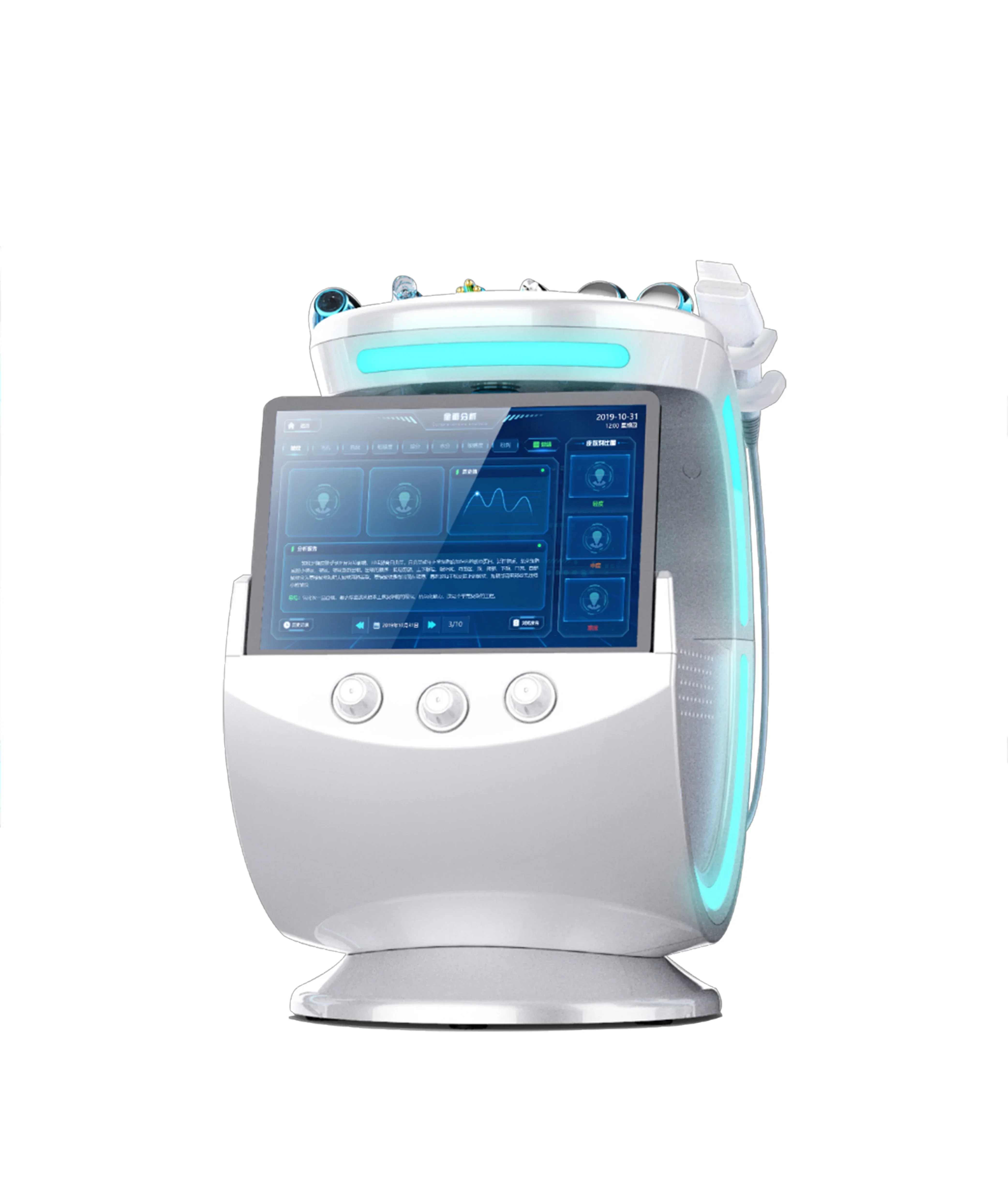 2025 Hydro Dermaabrasion Skin Analysis  Beauty Machine Facial Cleaning Micro Dermabrrasion Water Face Exfoliating Machine