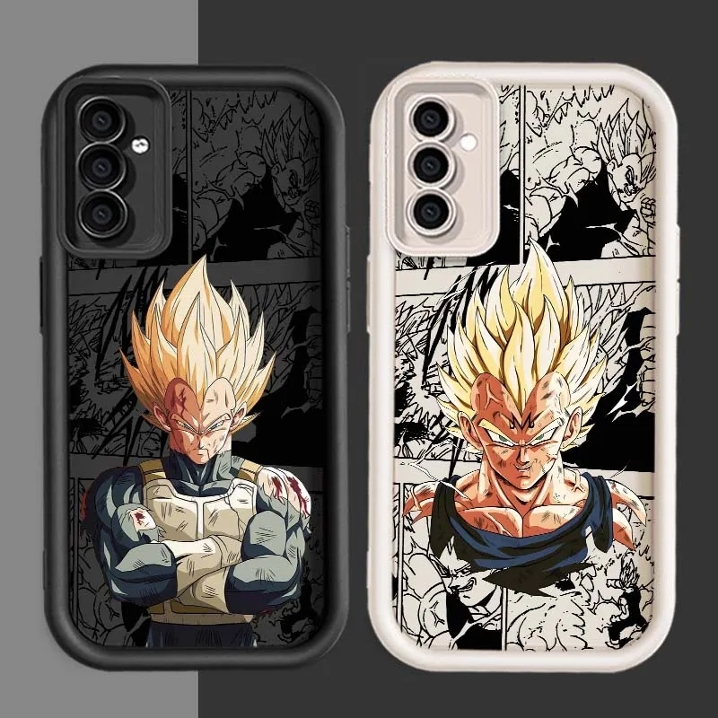 

D-Dragon Ball Anime Vegeta Cool Cover For Samsung A71 A56 A55 A54 A53 A51 A35 A32 A31 A16 A15 A06 Eye Ladder Phone Case