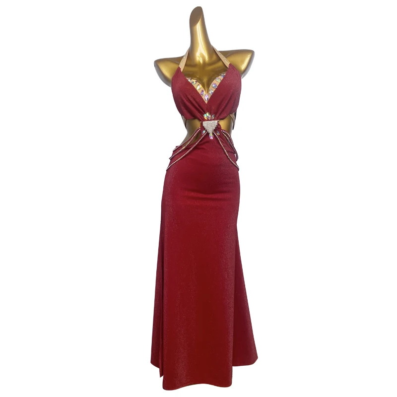 

2025 Belly Dance Professional Performance Costume for Women High end Luxury Rhinestone Dress Oriental Dance Competition Dresses