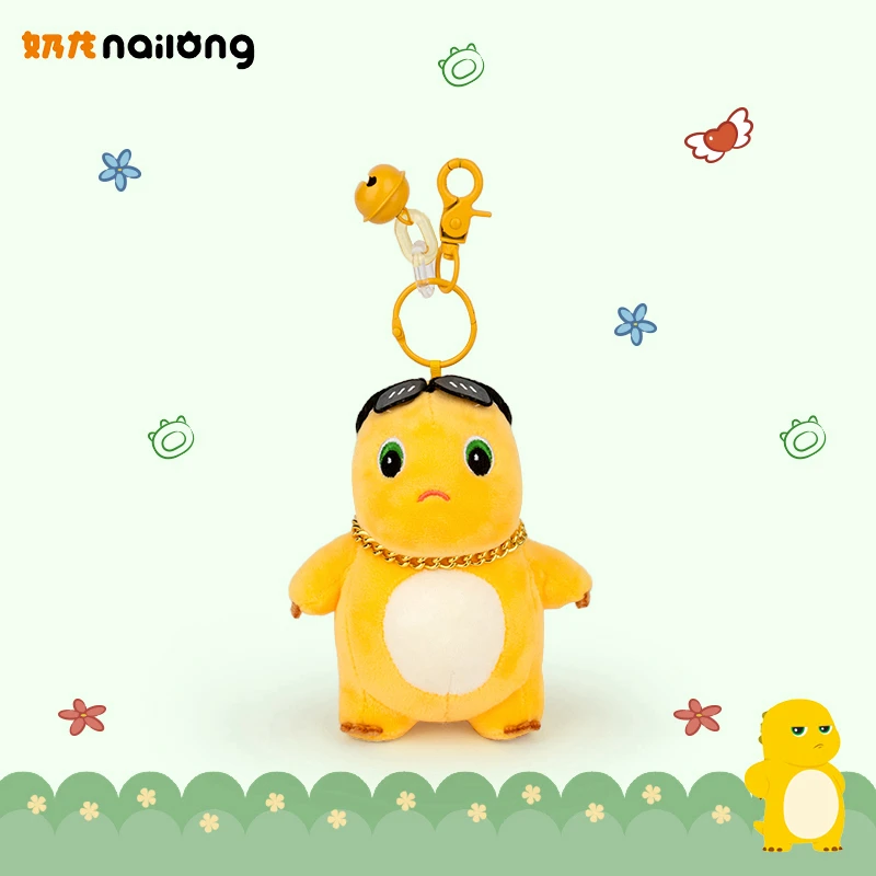 Cartoon Melk Draak Pluche Hanger Speelgoed Leuke Knuffeldier Dinosaurus Tas Accessoire Sleutelhanger Anime Pluizige Home Decor Kids Geschenken