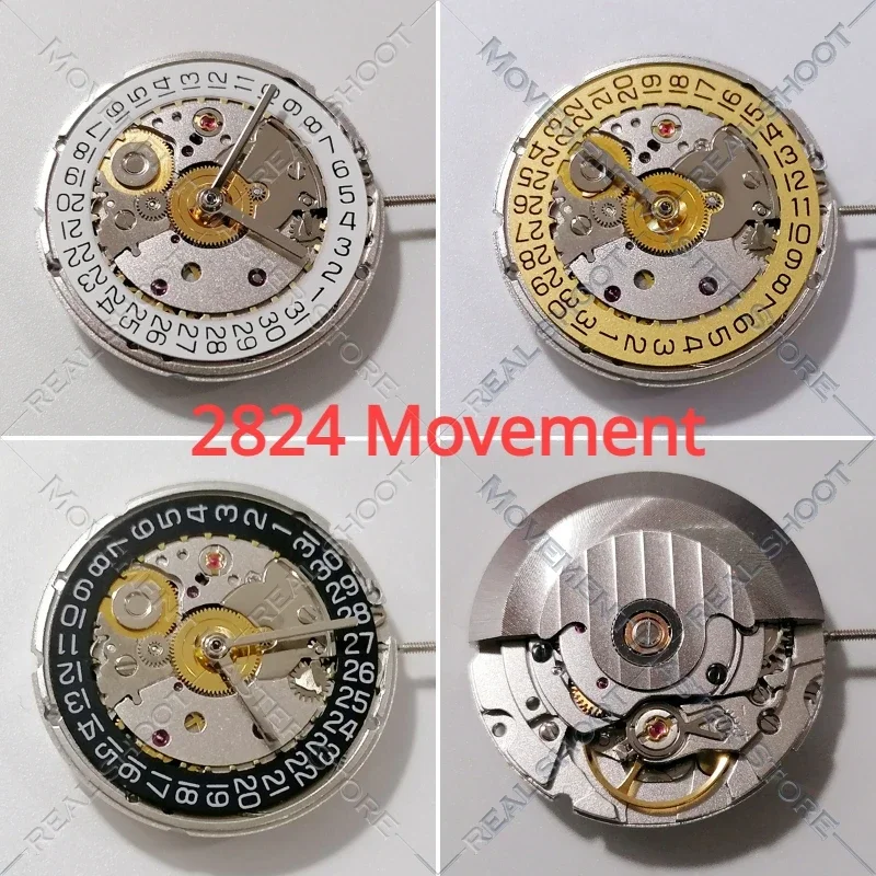 China 2824 2836 2834 Movement Tianjin Haiou 2824 Movement General Switzerland ETA2824-2 New