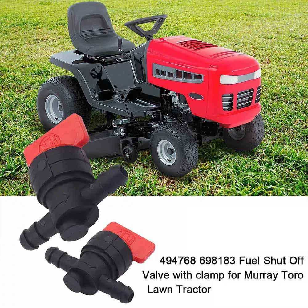 15X In Line Inline Petrol Fuel On Off Tap Motorcycle ATV Lawn Mower Fuel Tap 7mm Durable Automotive Parts Fuel Switch