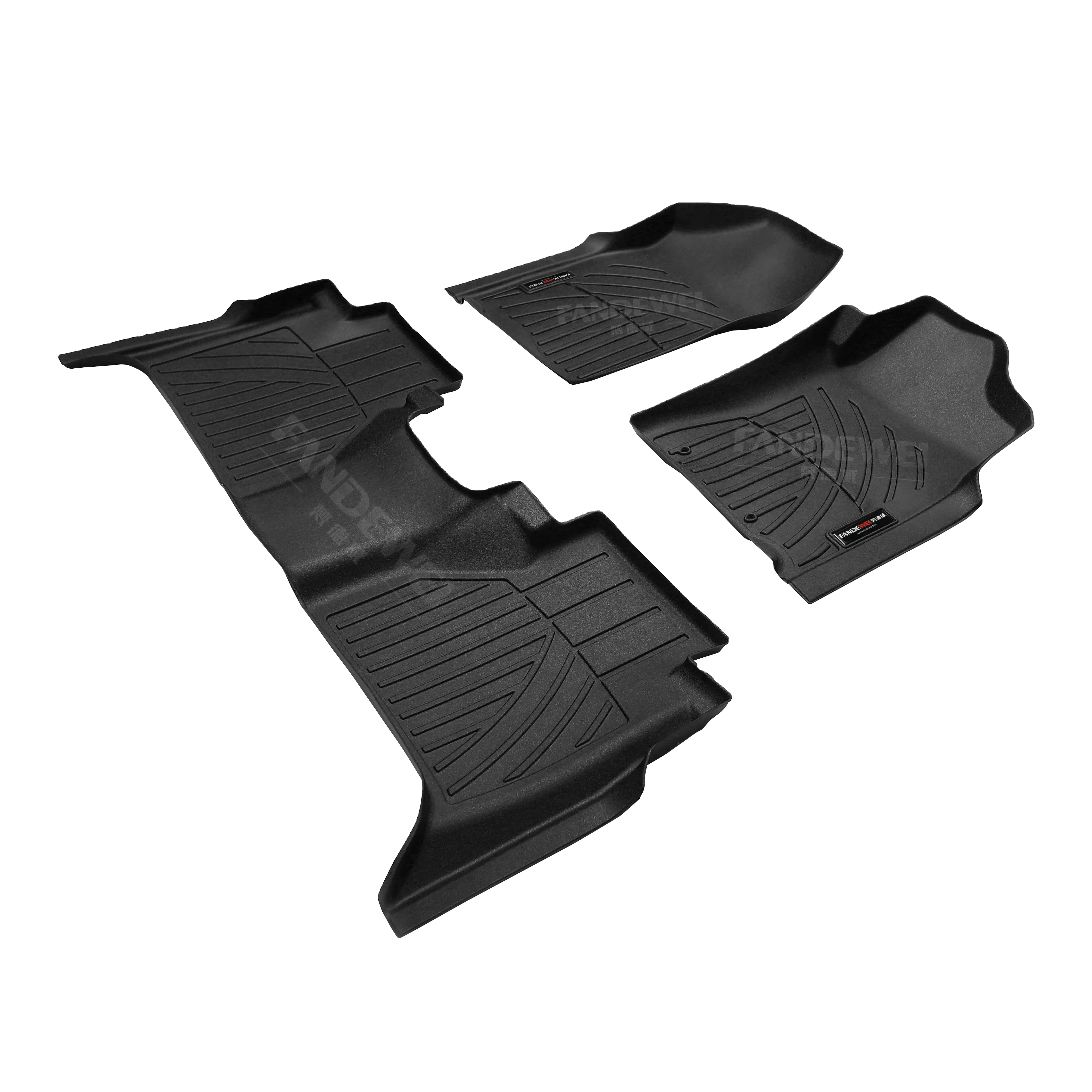 

TPV Rubber Car Matting for NISSAN NAVARA NP300 HYUNDAI Creta VERNA TUCSON SantaFe Venue I20 Alcazar Waterproof Car Mats Carpet