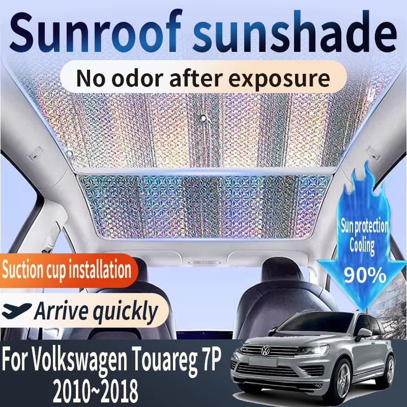 

Auto Part For VW Volkswagen Touareg 7P 2010~2018 2016 Car Sunroof Sunshade 2X Heat Insulation Sun Protection Cooling Accessories