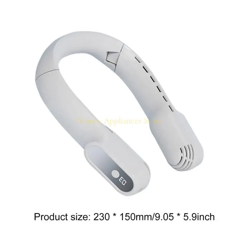 D0AB الرقبة مروحة USB القابلة لإعادة الشحن معجبة كهربائية غير قابلة للتشغيل