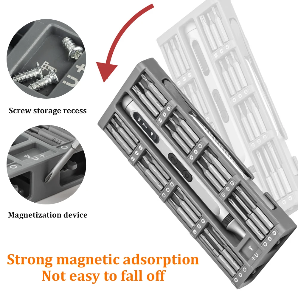 50 In 1 Electric Screwdriver Set Mini Portable Rechargeable Screwdriver Set Hand Repair Tool For Mobile Phone Glasses Watch PC