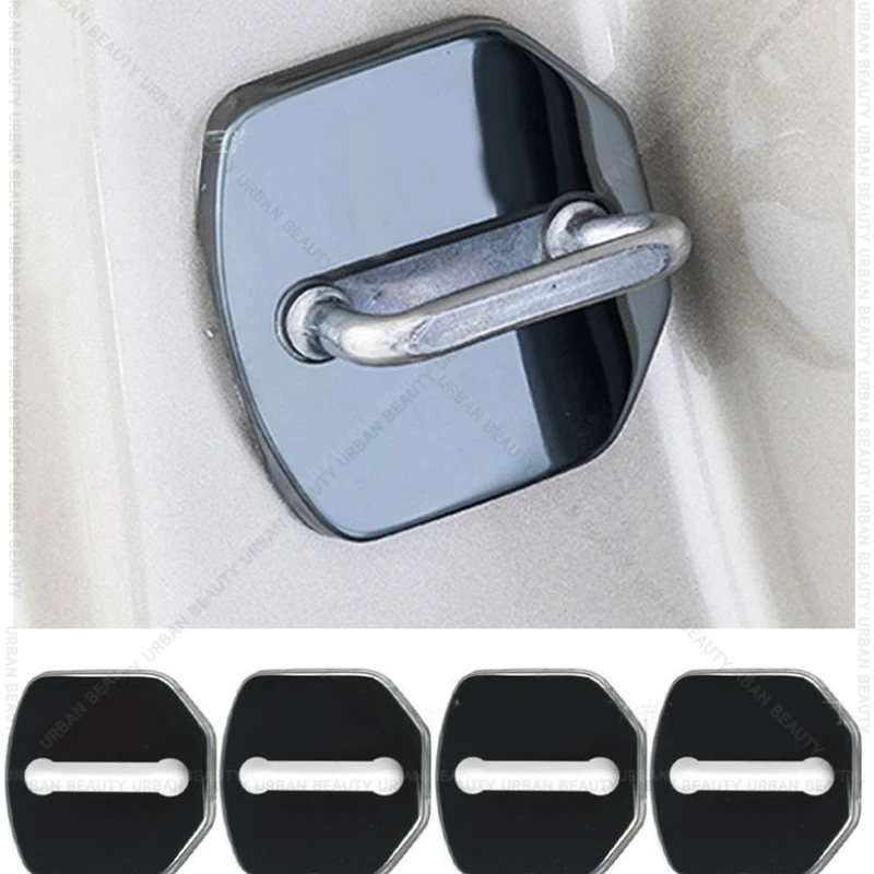 Car-Styling 4pcs car door lock cover Auto Emblems Case For Ford Fiesta mk5 mk6 mk7 Accessories - view 5