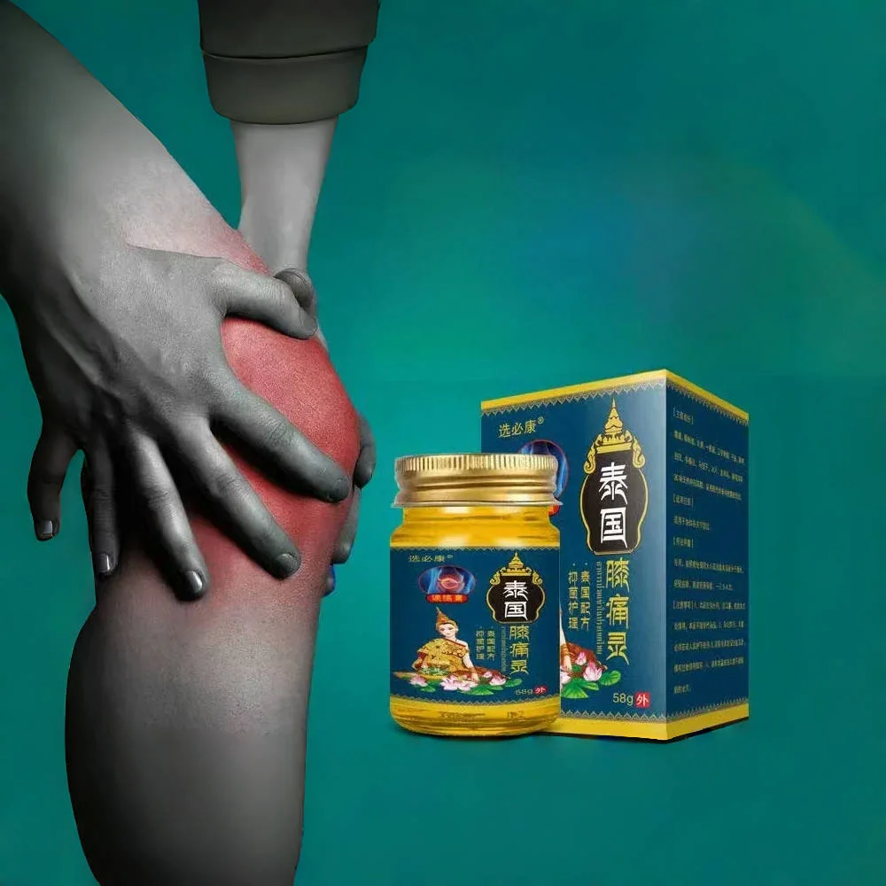 Thai Knee Pain Cream Knee Joint Injury Synovial Ointment Stimulate Blood Muscles and Joints Circulation To Relax