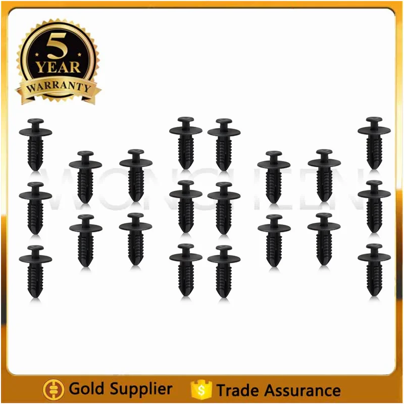 124-990-04-92 Set of 500 For Mercedes Benz Fender Liner Rivet clip SLK350 300E C220 C320 300D 1249900492