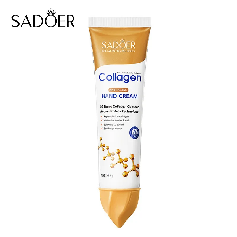 SADOER Collagen Hand Cream Hands Skin Friming skincare Moisturizing Brightening Hydrating Hands Creams Hand Skin Care Products