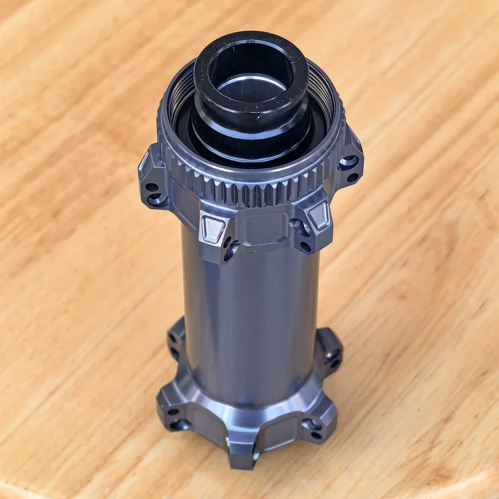 

Front Hub for Road Bike 24H Aluminum M15*110mm with For Center Lock Disc Brake Compatibility and Sealed Bearings