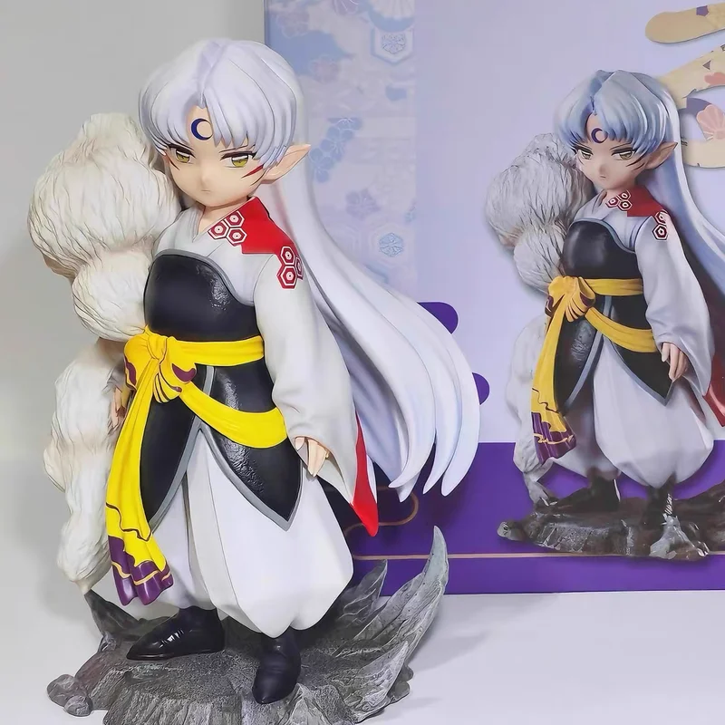 日本のアニメ周辺グッズ 犬夜叉 殺生丸 フィギュア 可愛い子供時代の像 モデルフィギュア デスクトップ飾り 男の子へのプレゼント