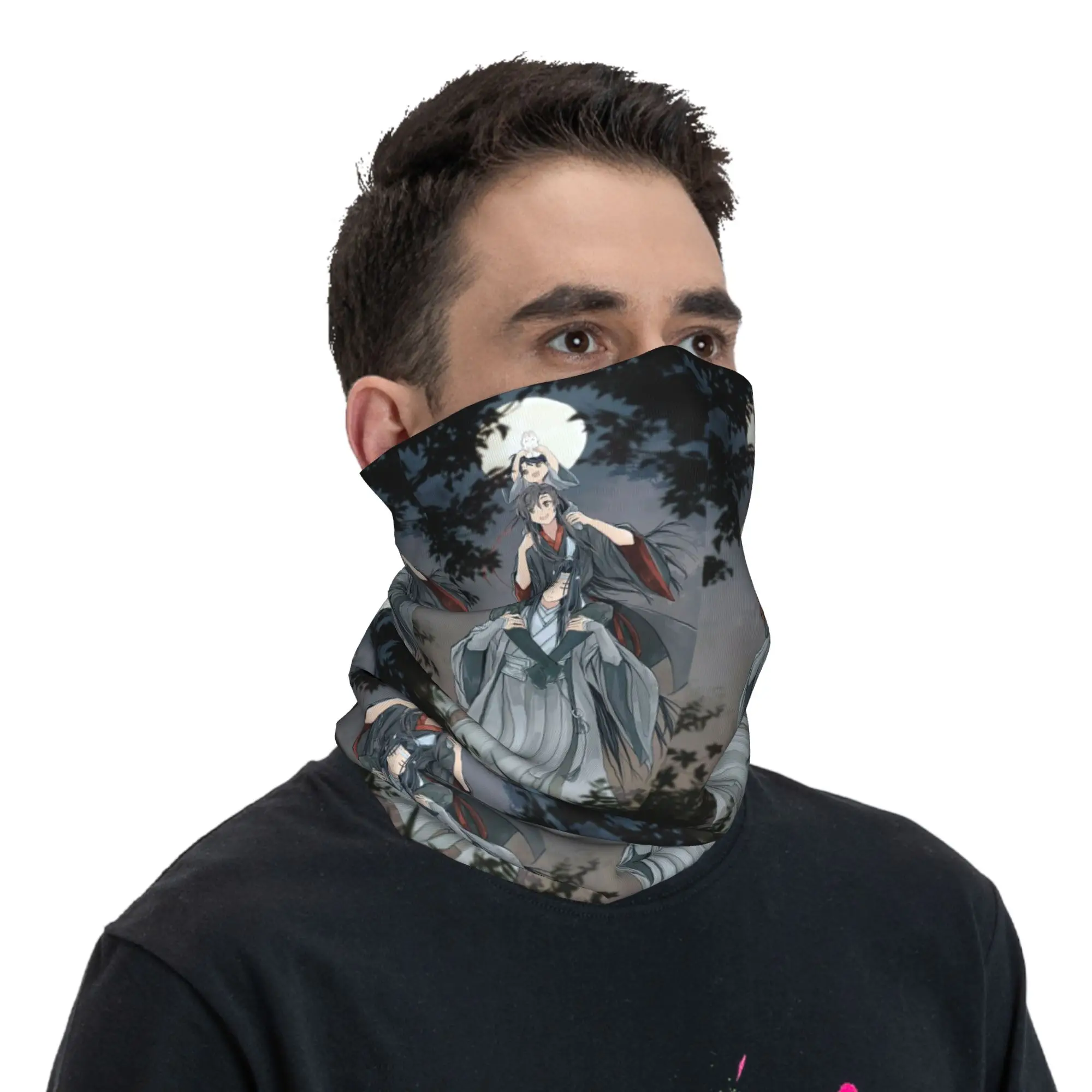 

Copia de WangXian The Untamed Mo Dao Zu Shi Бандана на шею Маска с принтом Шарф Многофункциональная Балаклава Бег Унисекс Взрослый