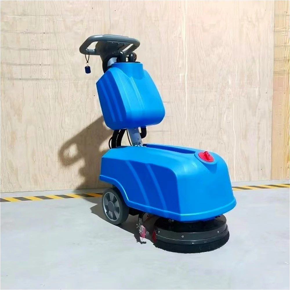 350mm Walk-behind Multi-functional Floor Scrubber Suitable for Various Floor Types.