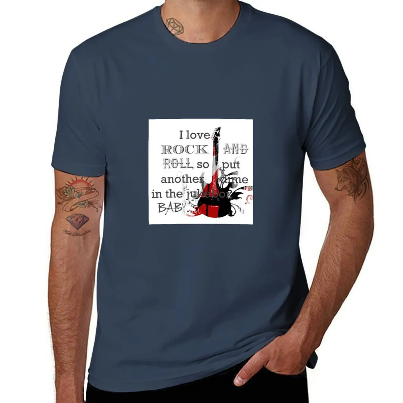 Rock Roll Love and I Kids T-Shirt Odor Resistant Short Sleeve Top