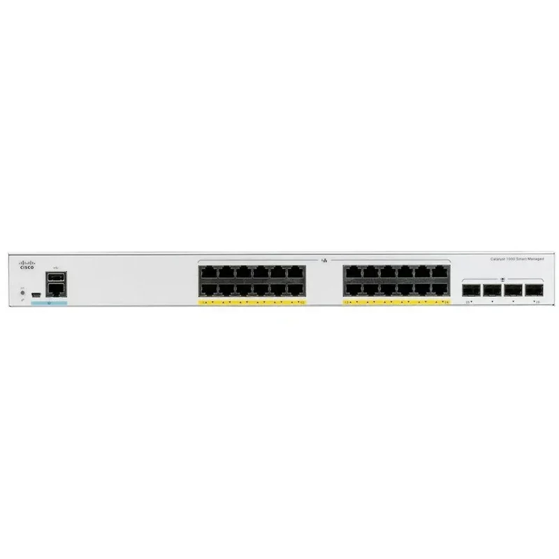 Cisco Catalyst C1000-48P-4X-L 48xGE 4x10G SFP+ 370W PoE Switches شبكة من الدرجة المؤسسية والبساطة والمرونة والأمن