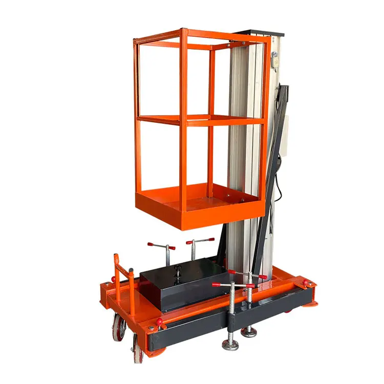 

Aluminum alloy lifting platform, mobile lightweight aerial work platform, small electric aerial work platform