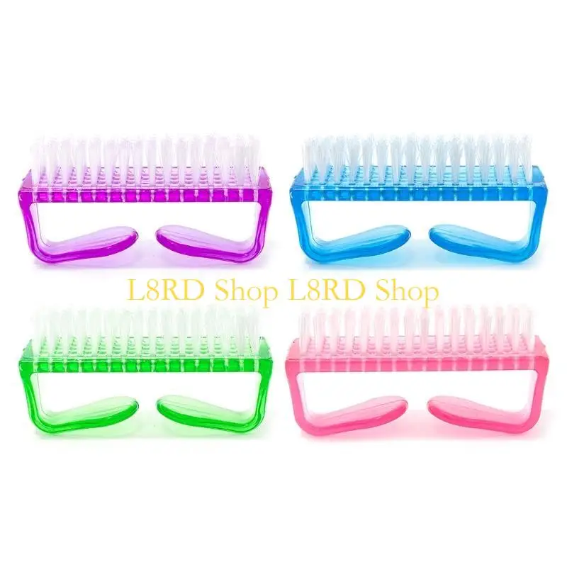 فرش تنظيف الأظافر L8RD، فرش تنظيف أظافر اليد، شعيرات صلبة ناعمة #2