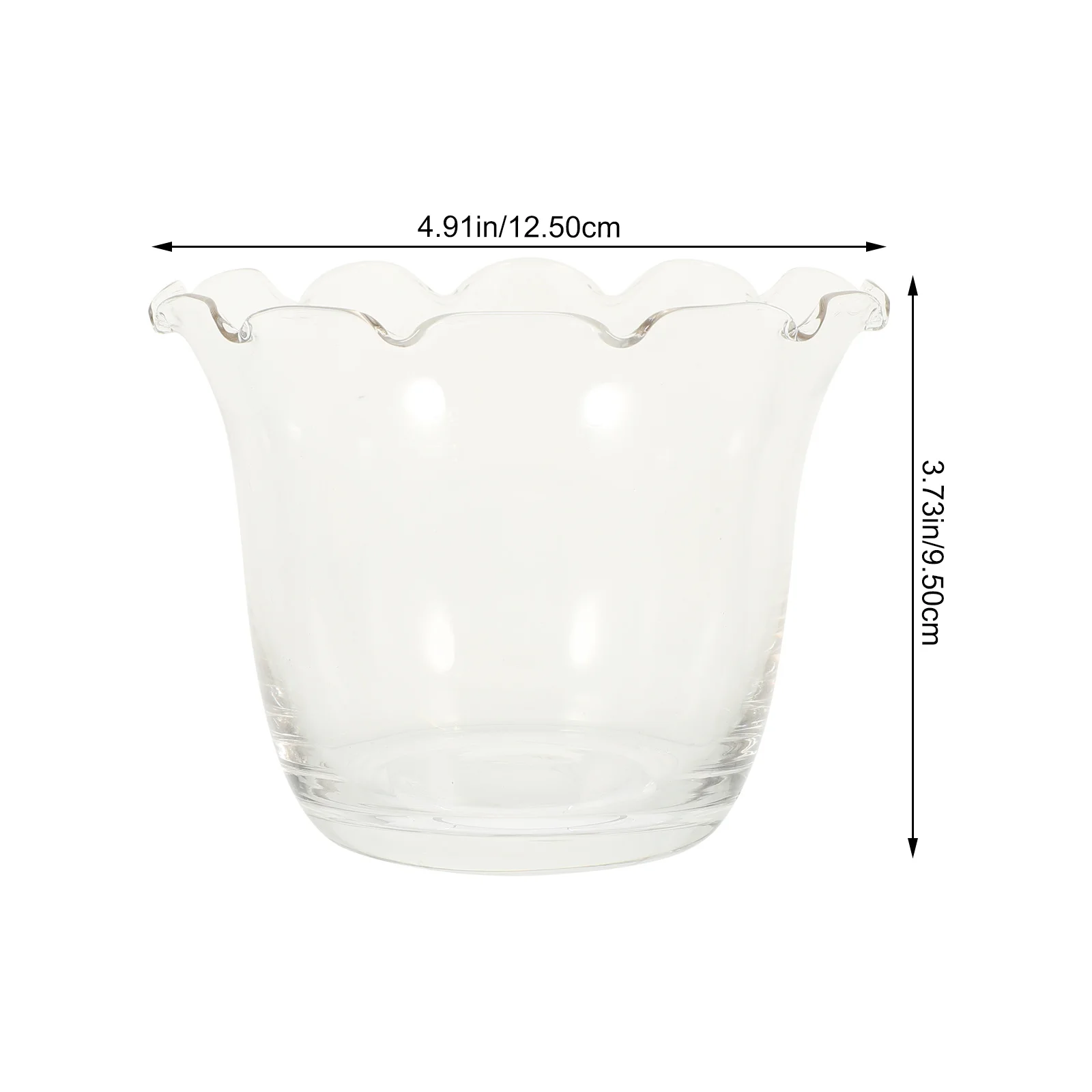 

Yogurt Fruit Bowl Glass Dessert Cups Ice Cream with Spoon Bowls Transparent Serving