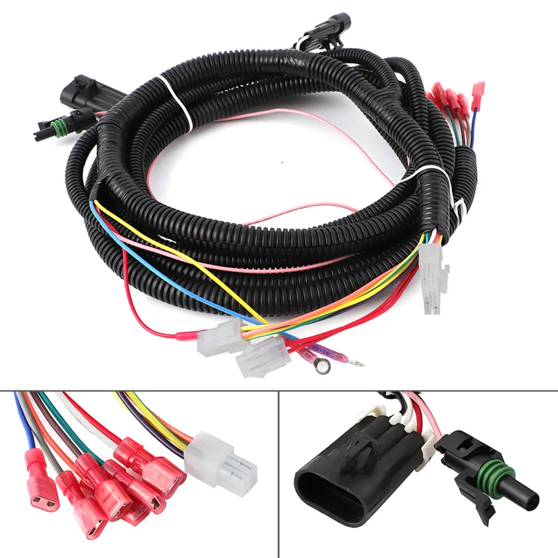 

Fit for EZGO TXT48 Complete main wiring harness 2010-2013 Forward Reverse on Dash Harness connector Plug Wire