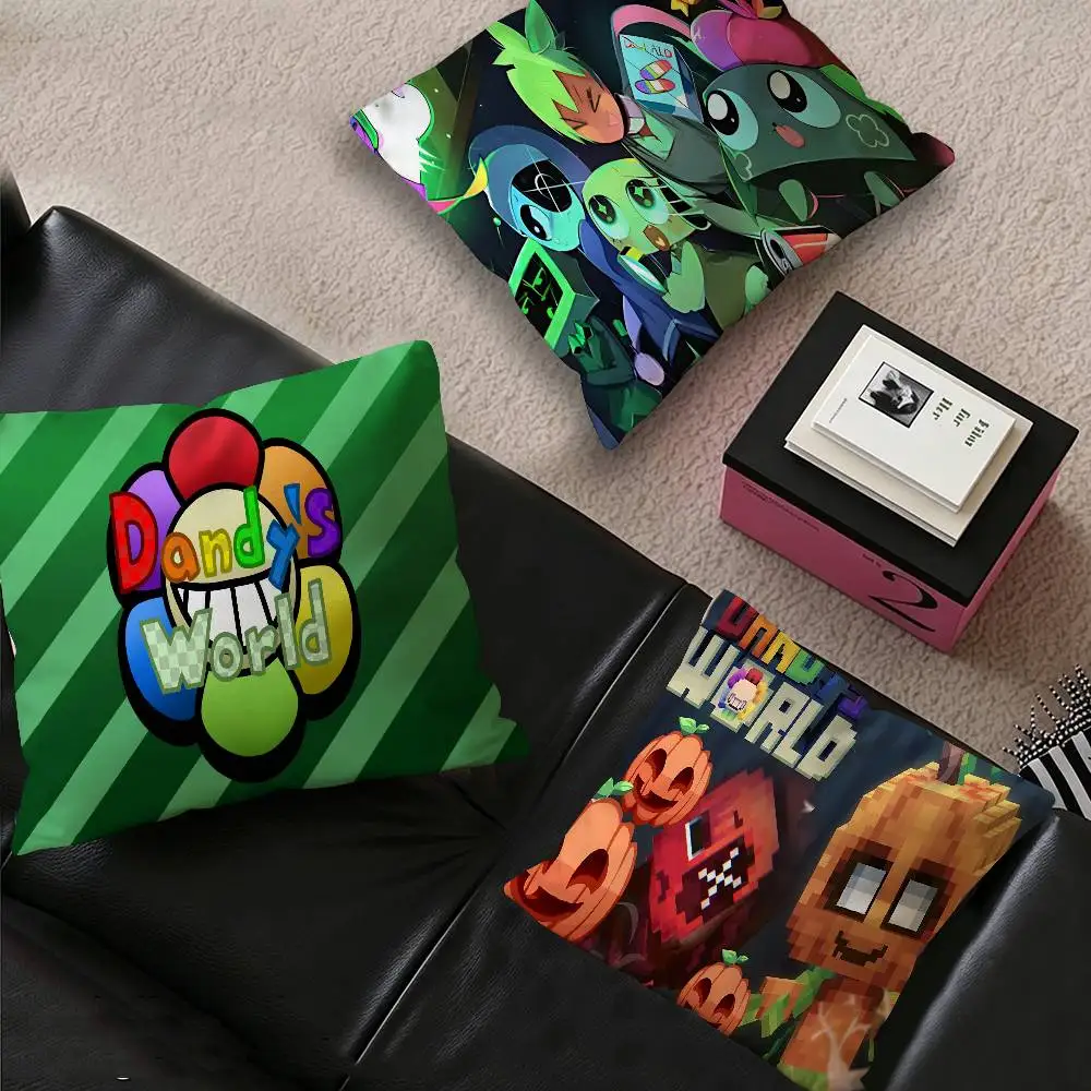 D-Dandys WorldS Cartoon Maple Design Cushion Cover Happy Autumn Harvest decor Holiday Decorati Pillow Cover