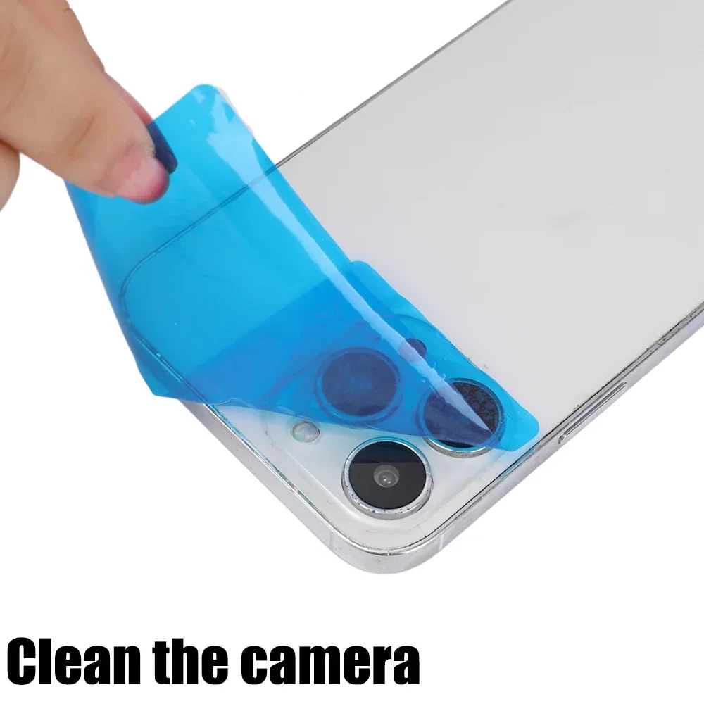 Dust Removal Phone Screen Cleaning Tool Self-adhesive Sticker for IPhone IPad Samsung Xiaomi Dust Absorber Cleaner Protection